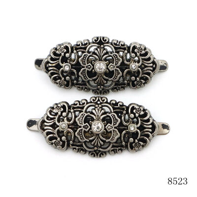 Unique Design Bag Hardware Metal Logo Label Anti Silver Plating 3D Hollow Out Metal Tag Plate