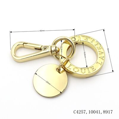 Top Quality Metal Round Tag Custom Logo Label Charm Dog Collar ID Tag Metal Keychain Coin Tag Circle Tag