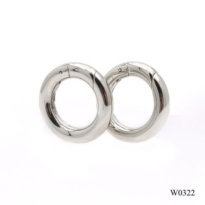 15mm Stainless Steel Round Wire Spring Ring for Handbag Hardware