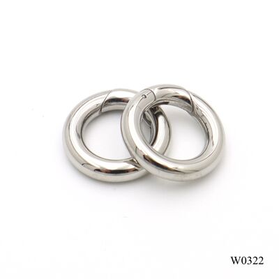 15mm Stainless Steel Round Wire Spring Ring for Handbag Hardware