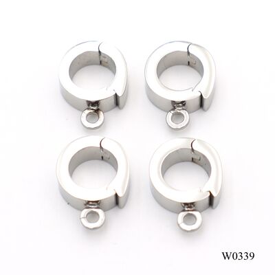 10mm Mini Round Stainless Steel Spring Ring Superb Quality 316 304 Steel Carabiner For Keychain  Accessories
