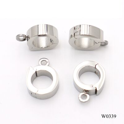 10mm Mini Round Stainless Steel Spring Ring Superb Quality 316 304 Steel Carabiner For Keychain  Accessories