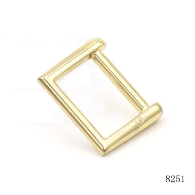 Custom Logo Metal D Ring 25mm Adjust Buckle Bag Hardware Accessories