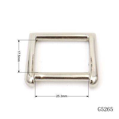 Bag Metal Buckle Manufacturer 25mm Square Metal D Ring Buckles For Bag Strap