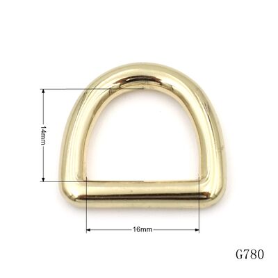 Quality Metal D Ring Buckle 16mm Bag Strap Adjust Buckle Dog Collar D Ring Connector
