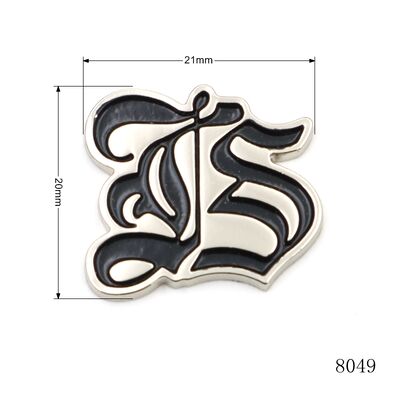 Fashion Design Bag Brand Logo Label Custom Flower Enamel Color Label for Handbag Plate Accessories