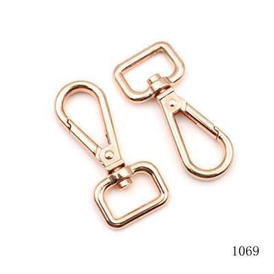 Swivel Trigger Snap Hook, Metal Snap Hook Carabiner Hardware Accessories, Swivel Metal Snap Hook Lock Clasp for Bag Buckle Dog Leash