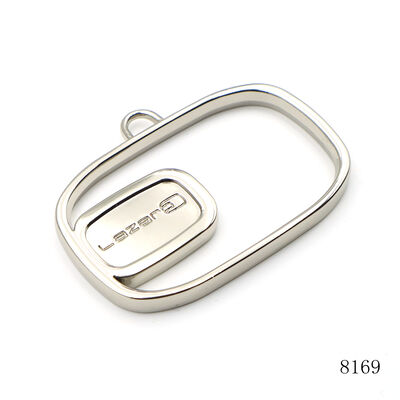 Handbag Hardware Accessories Nickel Custom Metal Logo Label Metal Brand Logo Hanging Plate