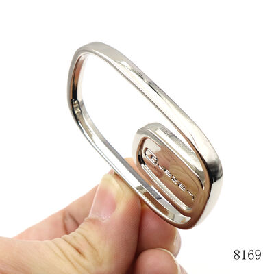 Handbag Hardware Accessories Nickel Custom Metal Logo Label Metal Brand Logo Hanging Plate