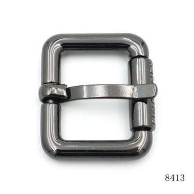25mm Shiny Light Gold Roller Pin Buckle Zinc Alloy Sandal Shoes Accessory for Ladies Skinny Belt Bag Parts & Accessories