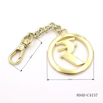 Gold Plating Custom Hollow Round Metal Logo Tag Zinc Alloy Metal Label Tag For Handbags Hardware Accessories
