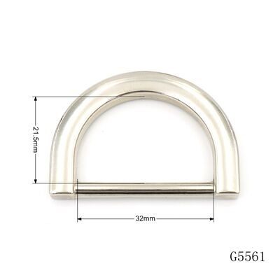 Bag Accessories Metal D Ring Buckle Strap Adjuster Webbing Slider Zinc Alloy Die Casting Buckles Hardware 