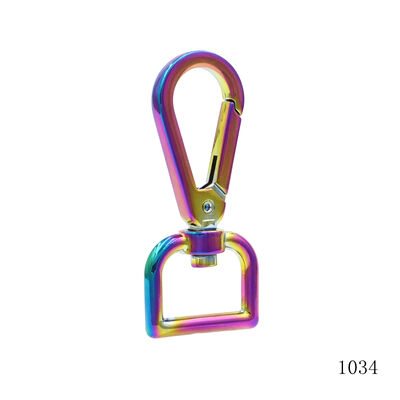 10mm Swivel Snap Hook Mirror Finish Keychain Snap Hook Corrosion Resistant