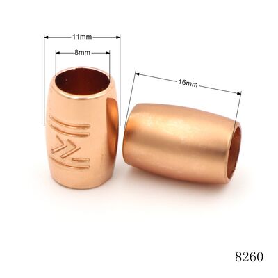 Custom Logo 11*16mm 3.6g Zinc Alloy Beads for Jewelry and Bracelet Making