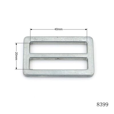 Tri Glide Metal Square Buckle Heavy Duty Webbing Strap Buckle 40mm