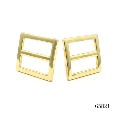 26mm Strap Adjuster Buckle Tri Glide Zinc Alloy Buckle Gold