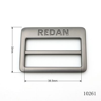 Matte Adjustable Slide Buckle 38mm Bag Slider Buckle Gunmetal