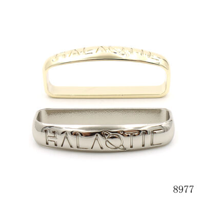 40mm D Shape Belt Keeper | Custom Engraving Logo Belt Loop Slider