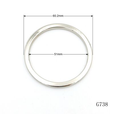 OEM ODM Metal O Ring 60mm Die Cast Ring For Hardware And Crafts