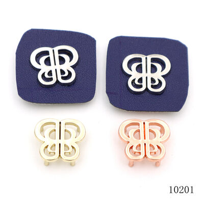 Customized Metal Bag Tags Corrosion Resistant Small Butterfly Charm