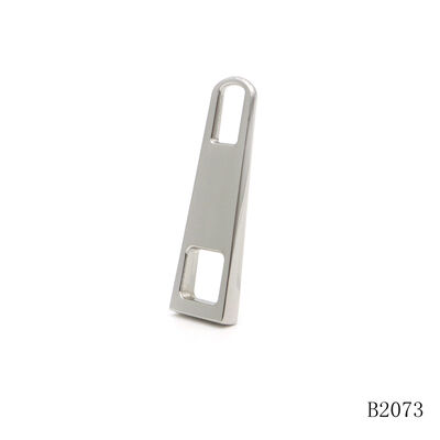 Nickel Silver Zipper Pull OEM ODM Zipper Puller Tag Attachments