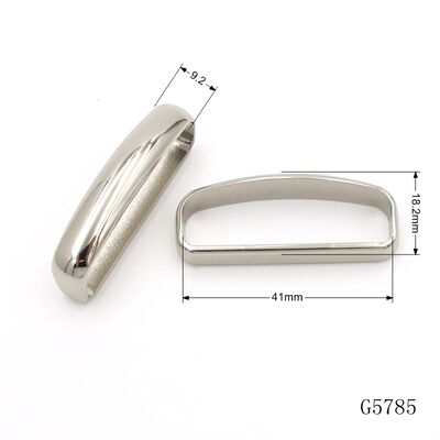 Nickel Plated Metal Belt Loop Luxury Belt Loop Accessories Silver Gold