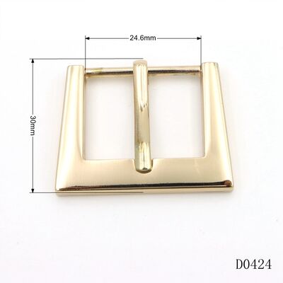 Slight Curved Pin Buckle Clasp Square Adjustable Slider Buckle For Bag Strapping