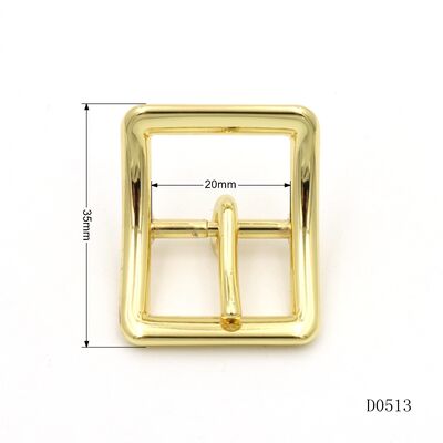 Zinc Alloy Metal Pin Buckle 20mm Heavy Duty Buckle Gold Curved