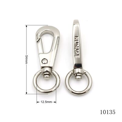 OEM ODM Metal Swivel Hooks Durable Keychain Snap Clip Bag Accessories