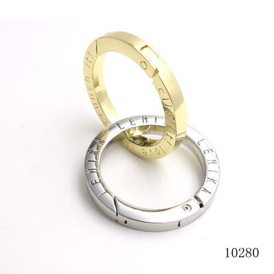 Custom Key Chain Rings 50mm Gate O Ring With Branded Engraved Logo