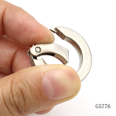 30mm Snap O Ring Flat Metal O Ring OEM ODM Key Chain Accessories