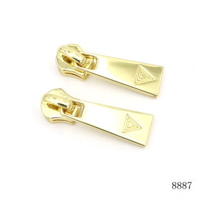 Engraved Metal Zipper Puller OEM Zipper Pulls For Bags And Handbags