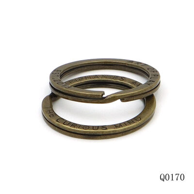 30mm Key Chain Ring OEM Brass Keychain Ring Round Old Fashion Style