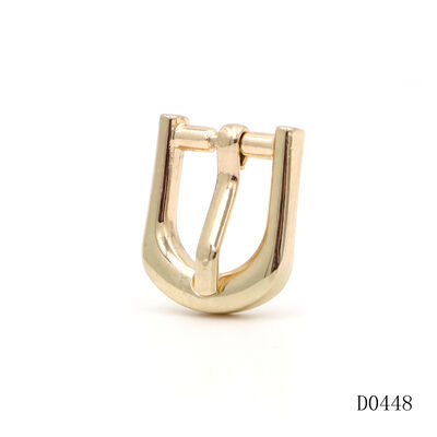 Luxury Metal Pin Buckle 13.8mm Needle Buckle Small For Shoes Or Bag Straps