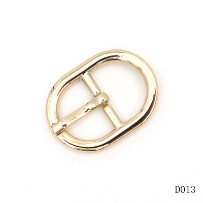 19mm Metal Belt Buckles Gold Oval Shape Belt Buckle Anti Fade