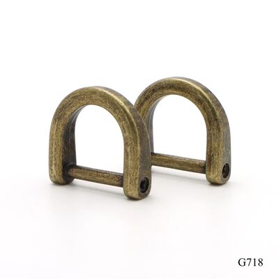 Anti Brass Metal D Ring Detachable Bag Strap Buckle 15mm Hardware Accessories