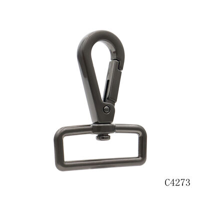 38mm Heavy Duty Snap Hook Gunmetal Black Swivel Snap Clips For Bag