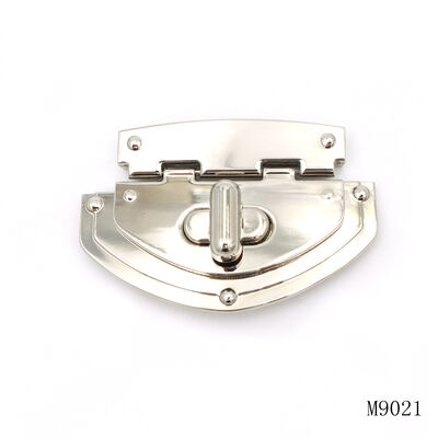 Heavy Duty Metal Twist Lock Silver Metal Purse Closures Big